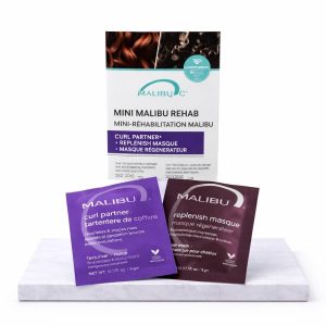 Malibu C Mini Malibu Rehab Curl Partner Pack, 2 Sachets