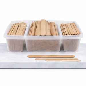 Beauty Pro Mixed Wax Sticks - Large (150), Medium (100) & Small (150), 400 Pieces