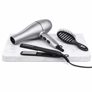 Silver Bullet Dryer, White Heat Iron and WetBrush Speed Dry Gift Pack