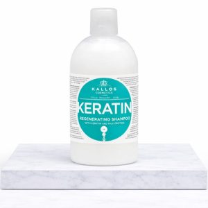 Kallos Keratin Regenerating Shampoo with Keratin & Milk Protein, 1 Litre