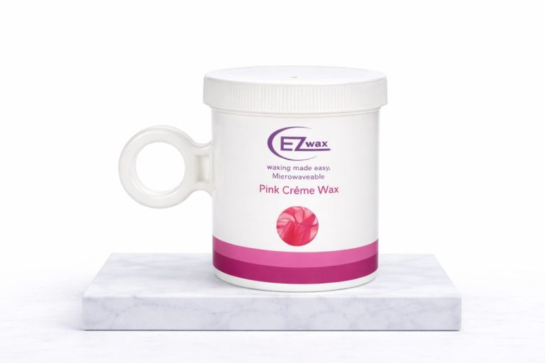 EZ Wax Microwaveable Warm Wax Jar Pink Crème