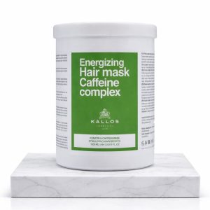 Kallos Energizing Hair Mask with Keratin & Caffeine Complex, 1 Litre