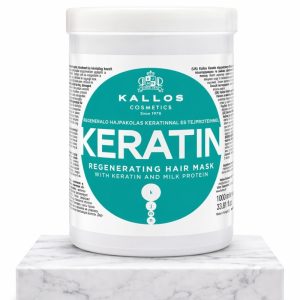 Kallos Keratin Regenerating Hair Mask with Keratin & Milk Protein, 1 Litre